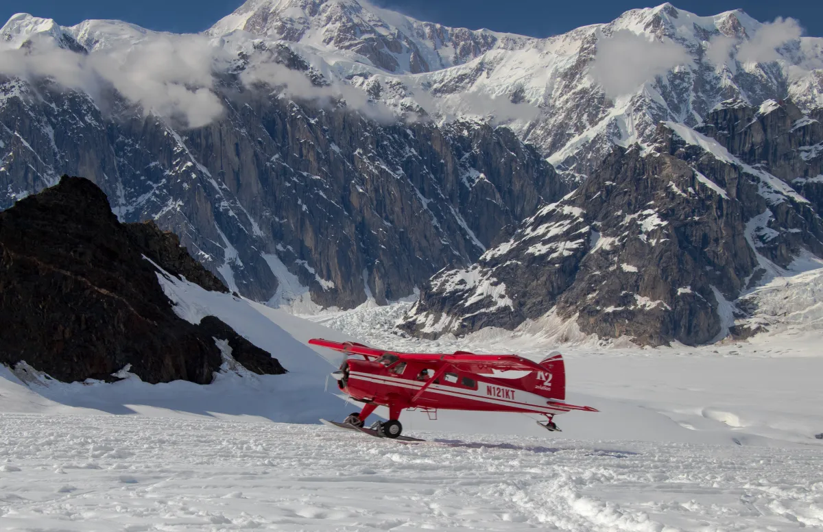 Flight Seeing over Alaskan Range