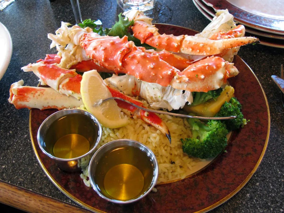 Alaska crab legs