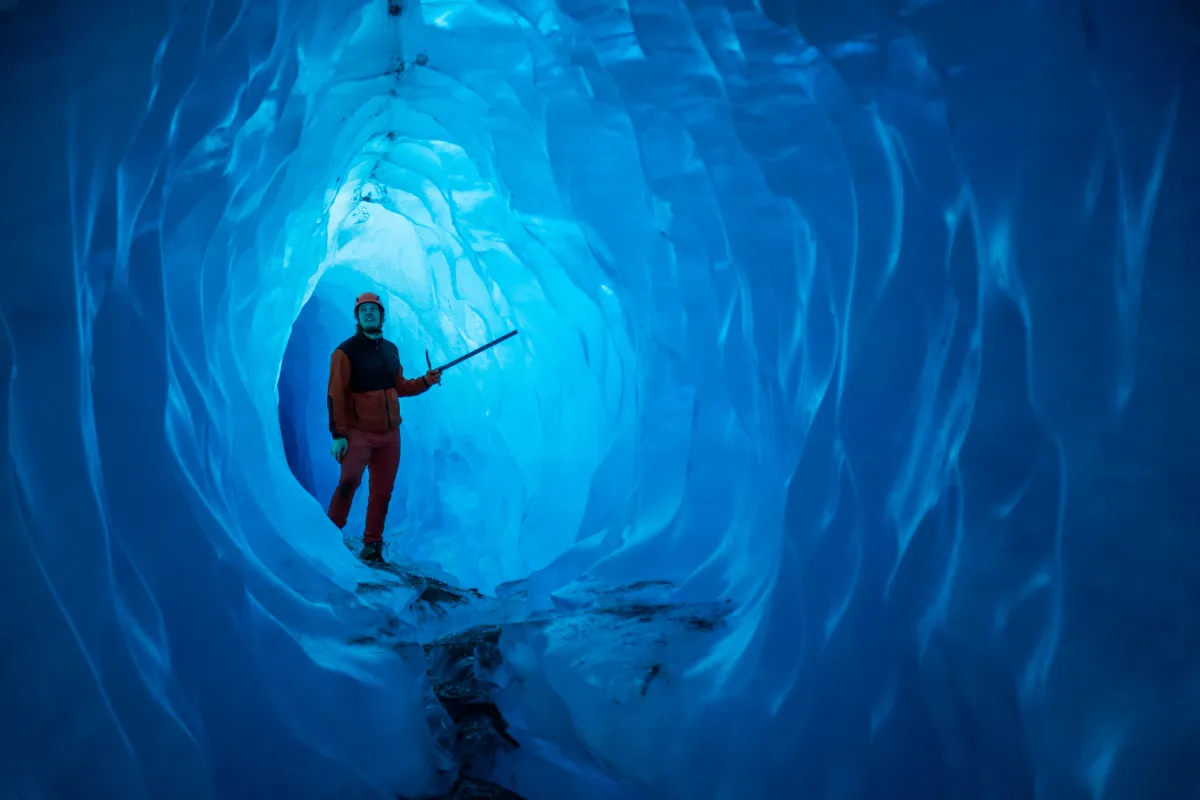 Matanuska glacier ice cave