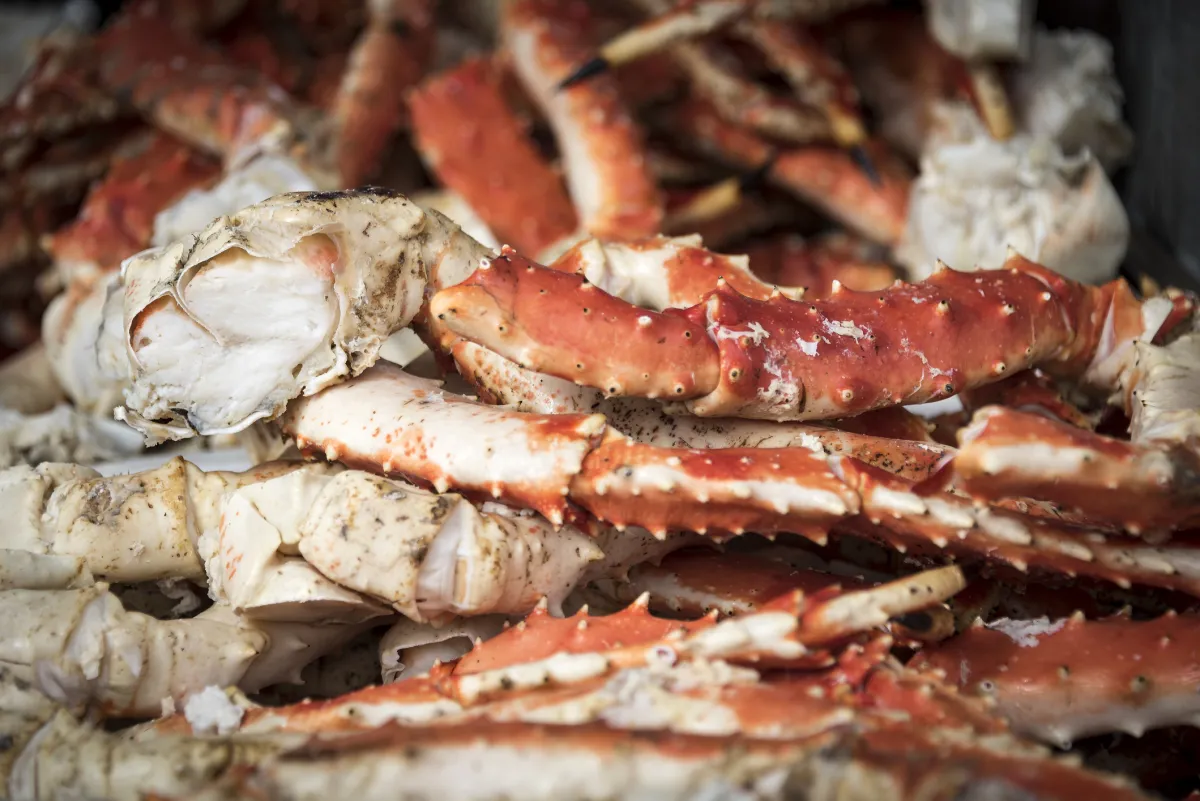 Alaska crab legs