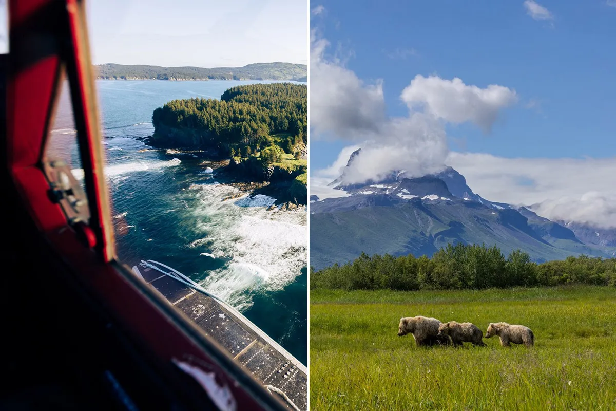 Bear Viewing in Katmai National Park from Kodiak 