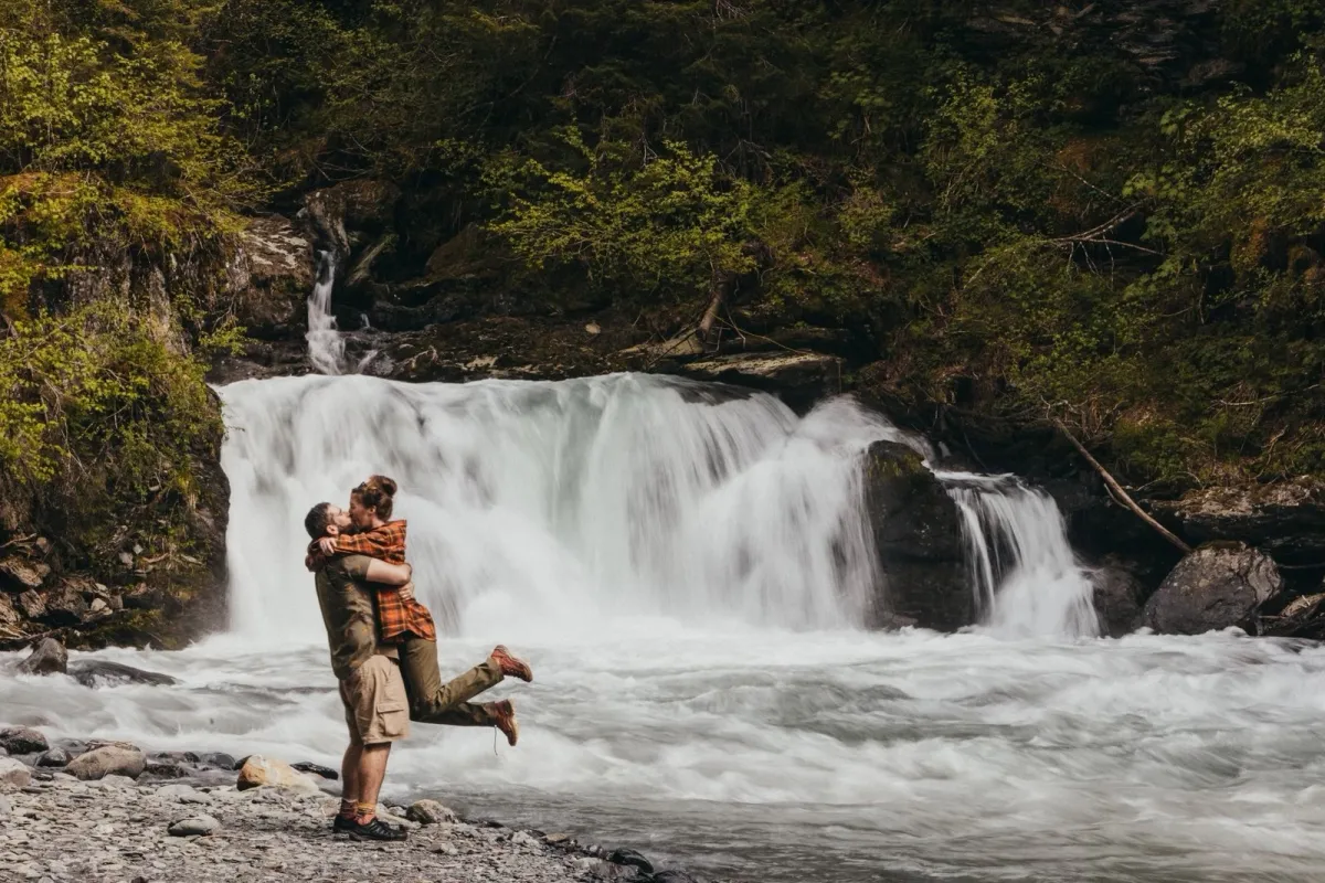 Winner Creek Falls Girdwood