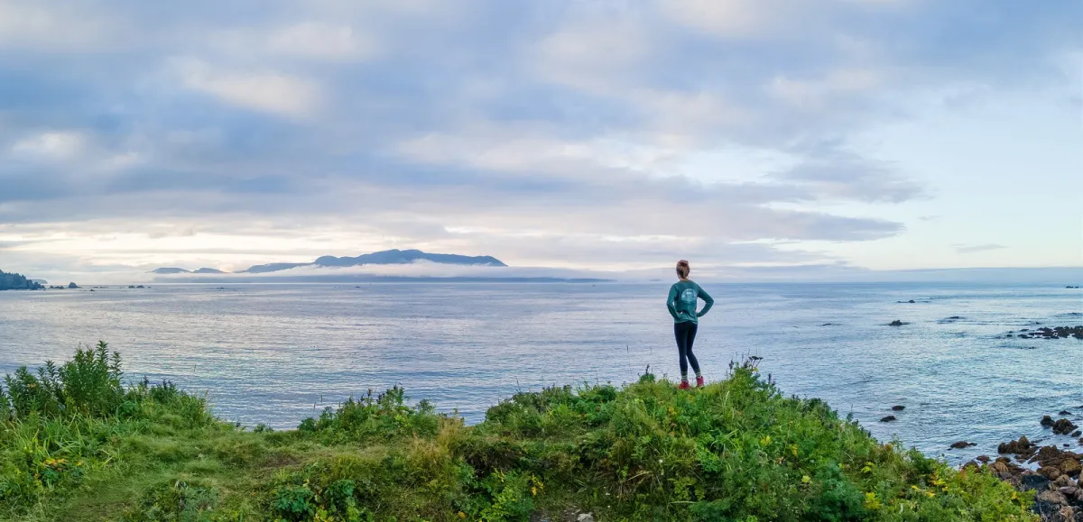 Overlooking the bay in Kodiak 