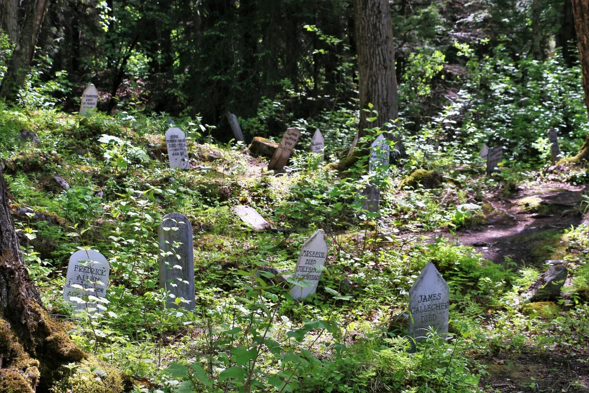 Cemetery from the Yukon Gold Rush 