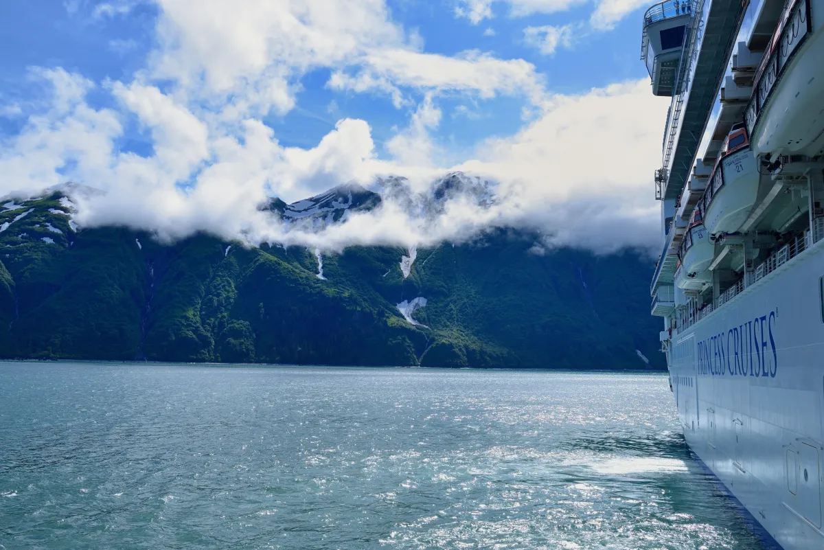 Crown Princess in Yakutat Bay