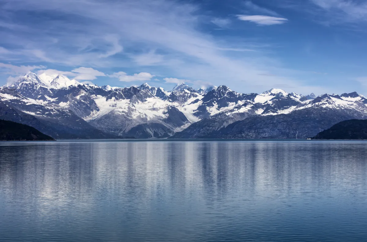 Glacier bay landscape 
