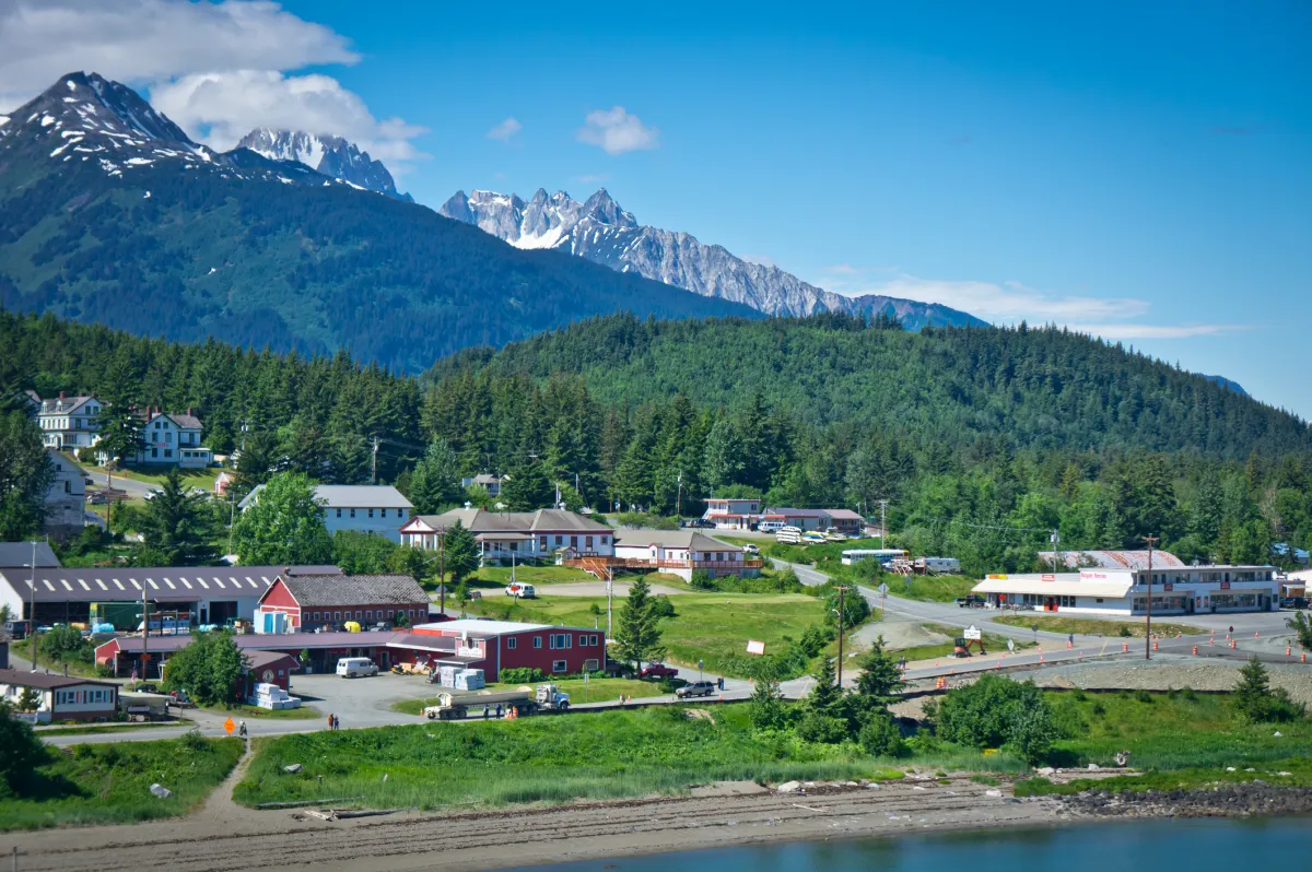 Haines city near Glacier Bay