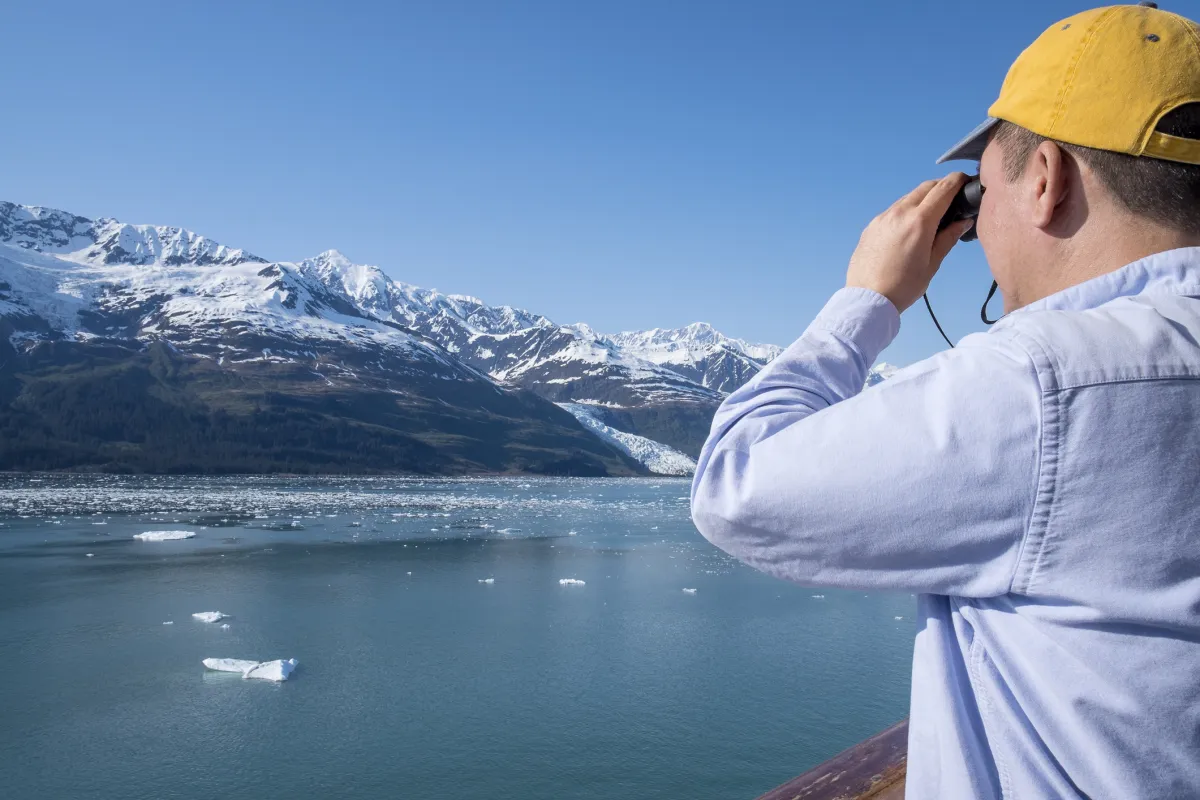 Man and His Binoculars