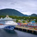 Princess ship in Alaska